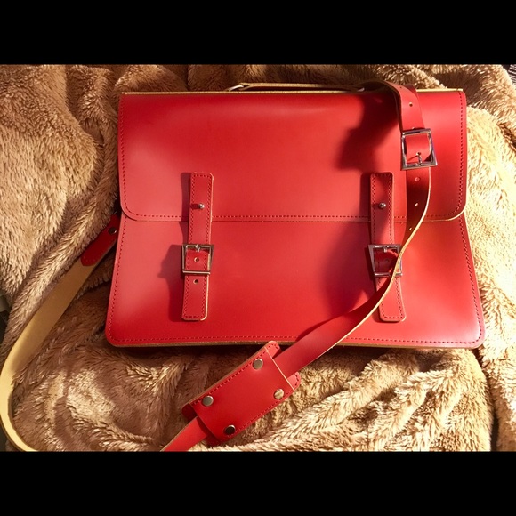 Brit-Stitch Handbags - Brit-Stitch leather laptop bag